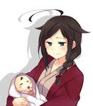 Rating: s Tags: Female, Baby, Personification, Duo, PNG Conversion, Eikichi (Yukiti09), Kantai Collection, Shigure (Kantai Collection)