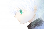 Rating: s Tags: Male, Fanart, Flower, Blue Hair, Short Hair, Crying, Wet, Hunter X Hunter, Killua Zoldyck, White Background, Pixiv, Solo, Aqua Eyes, Side View, Simple Background, Fanart From Pixiv, Pixiv Id 309185, Waterdrop