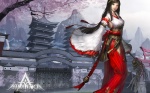 Rating: s Tags: Flower, Cherry Blossom, Miko, Mountains, Atlantica Online, Chinese House