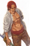 Rating: s Tags: Male, Short Hair, Red Hair, One Piece, Pirate, Shanks