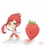 Rating: s Tags: Female, Long Hair, Strawberry, Food, Red Hair, FAIRY TAIL, Erza Scarlet, Bludy-chu (Jeanne)