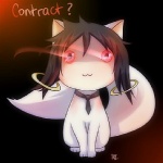 Rating: s Tags: Male, Black Hair, Short Hair, Animal, Cross-Over, Kuroshitsuji, Cat, Cosplay, Sebastian Michaelis, deviantART, Butler, Solo, :3, Angelskully, Sebastian Michaelis (cosplay), Mahou Shoujo Madoka Magica, Kyubee