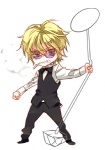 Rating: s Tags: Male, Glasses, Sunglasses, Short Hair, Blonde Hair, Chibi, Durarara!!, Solo, Heiwajima Shizuo, Pixiv Id 2716677