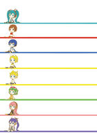 Rating: s Tags: Female, Male, Twin Tails, Group, Twins, Hatsune Miku, Family, Blue Hair, Long Hair, Music, Brown Hair, Short Hair, Green Hair, Pink Hair, Purple Hair, Cross-Over, Vocaloid, Blonde Hair, Parody, Kagamine Rin, Kagamine Len, KAITO, Megurine Luka, Chibi, MEIKO, Running, Kamui Gakupo, GUMI, Siblings, Konami, Scene Parody, Kagamine Twins, Beatmania Iidx, Smooooch･∀･