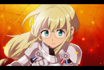 Rating: s Tags: Female, Fanart, Glasses, Long Hair, Armor, Fire, Blonde Hair, Pixiv, Inazuma Eleven, Solo, Level-5, Fanart From Pixiv, Inazuma Eleven Go, Jeanne D'Arc (Inazuma Eleven Go)