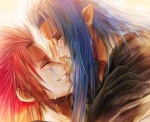 Rating: s Tags: Male, Long Hair, Red Hair, Kingdom Hearts, Organization XIII, Axel, Spiky Hair, Facial Mark, Pixiv Id 340793