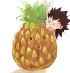 Rating: s Tags: Male, Fanart, Long Hair, Black Hair, Eating, Food, Jewelry, Chibi, FAIRY TAIL, deviantART, Pineapple, Body Piercing, Gajeel Redfox, Fanart From DeviantART, Bludy-chu (Jeanne)