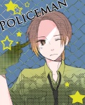Rating: s Tags: Male, Fanart, Long Hair, Brown Hair, Uniform, Blush, Police, Wink, Axis Powers: Hetalia, China, Pixiv, Solo, Asian Countries, Allied Forces, Fanart From Pixiv, Looking At Camera, Pixiv Id 2535821