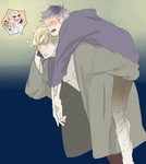 Rating: s Tags: Male, Fanart, Black Hair, Short Hair, Tattoo, Blonde Hair, Carry, ONE PIECE, Pixiv, Donquixote Doflamingo, Trafalgar Law, Piggyback, Simple Background, One Piece: Two Years Later, Mckago, Speech Bubble, Fanart From Pixiv, Goatee, Vergo, Donquixote Family, Corazon (One Piece)