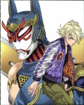 Rating: s Tags: Male, Purple Eyes, Short Hair, Blonde Hair, Sunrise (Studio), DVD (Source), Scan, White Background, Solo, Standing, Simple Background, Official Art, Closed Mouth, Looking At Camera, Tiger & Bunny, Ivan Karelin, Origami Cyclone
