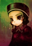 Rating: s Tags: Female, Short Hair, Hat, Red Outfit, Black Eyes, Solo, Koohee, City Lights, Sky Scraper