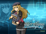 Rating: s Tags: Female, Long Hair, Green Eyes, Uniform, Police, Blonde Hair, Wallpaper, 1024x768 Wallpaper, Curls, Solo, Falcom, Wallpaper 4:3 Ratio, Official Wallpaper, Official Art, Police Hat, Zero No Kiseki, Documents, Ao No Kiseki, Mireille (Zero No Kiseki)