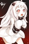 Rating: s Tags: Female, White Hair, Open Mouth, Solo, Unnaturally White Skin, PNG Conversion, Kantai Collection, Northern Ocean Hime (Kantai Collection), Pixiv Id 12775663