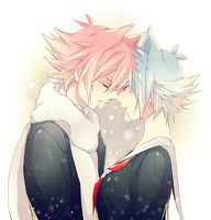 Rating: s Tags: Female, Male, Fanart, Twins, Uniform, Brothers, Pink Hair, Eyes Closed, Coat, Gray Hair, Shirt, Gender Bending, Kemonomimi, Open Mouth, White Background, Okamimimi, Pixiv, Siblings, Scarf, Inazuma Eleven, Mirunai, Duo, School Uniform, Fubuki Shirou, Fubuki Atsuya, Simple Background, Fubuki Twins, Fanart From Pixiv, Fubuki Shirou (Female)