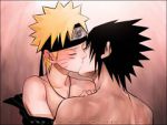 Rating: s Tags: Male, Black Hair, Short Hair, Yaoi, Kiss, Blush, Naruto, Blonde Hair, Uzumaki Naruto, Uchiha Sasuke, Two Males, Spiky Hair, Duo, Jinchuuriki, Whiskers