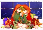 Rating: s Tags: Male, Fanart, Snow, Ribbon, Green Hair, Animal, Gift, New Year, Shorts, Shirt, Two Males, Jewelry, Bag, Gold Eyes, Striped, Earrings, Blanket, Treasure, Treasure Chest, Personification, Teeth, Pixiv, Scarf, Money, Striped Print, Duo, Text, Tanuki, Happy Tree Friends, Lifty, Shifty, Body Piercing, Long Sleeves, Green Shirt, Coin, Star (Symbol), Bent Knees, PNG Conversion, Text: Happy New Year, Fanart From Pixiv, Bare Legs, English Text, Bare Knees, Brown Shorts, Striped Neckwear, Pixiv Id 4359631