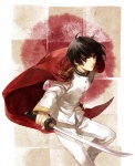 Rating: s Tags: Male, Brown Eyes, Short Hair, Sword, Cape, Katana, Weapons, Serious, White Outfit, Axis Powers: Hetalia, Japan, Pixiv, Solo, Asian Countries, Arico, Axis Power Countries, Looking At Camera