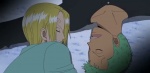 Rating: s Tags: Male, Short Hair, Green Hair, Sleeping, Blonde Hair, Eyes Closed, Screenshot, One Piece, Sanji, Roronoa Zoro, Straw Hat Pirates, The Eleven Supernovas