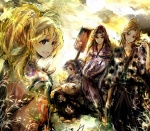 Rating: s Tags: Male, Fanart, Fish, Long Hair, Black Hair, Brown Hair, Clouds, Blonde Hair, Sky, Sitting, Headdress, Tools, Pixiv, Traditional Clothes, Four Males, Crouching, V Gesture, Japanese Clothes, Quartet, Smile, Shovel, Rakudai Ninja Rantarou, Eyebrows, Ayabe Kihachirou, Looking At Camera, Tamura Mikiemon, Taira No Takiyashamaru, Yonensei, Saitou Takamaru, Sora-pika