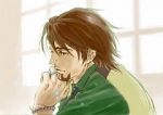 Rating: s Tags: Male, Fanart, Brown Hair, Short Hair, Beard, Jewelry, Ring, Bracelet, Peaceful, Wedding Ring, Tiger & Bunny, Kaburagi T. Kotetsu