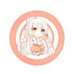 Rating: s Tags: Female, Fanart, Long Hair, White Hair, Touhou, Albino, Fujiwara no Mokou, Solo, Multi-colored Bow, Pixiv Id 2218790