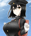 Rating: s Tags: Female, Black Hair, Solo, Big Breasts, Watarui, Kantai Collection, Akitsu Maru (Kantai Collection)