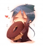 Rating: s Tags: Male, Blue Hair, Blush, Eating, Food, Katekyo Hitman Reborn!, Sweets, Chibi, Heart, Heterochromia, Donut, Solo, Rokudou Mukuro, Text, Vongola Family, Japanese Text, Miko (Pixiv857423)