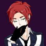 Rating: s Tags: Male, Green Eyes, Short Hair, Gloves, Red Hair, Cigarette, Smoking, Axis Powers: Hetalia, Earrings, Scotland