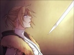 Rating: s Tags: Male, Short Hair, Vocaloid, Blonde Hair, Sword, Kagamine Len, Synchronicity