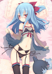Rating: q Tags: Female, Ecchi, Blue Hair, Long Hair, Red Eyes, Pokémon, Personification, Moemon, Homura Subaru, Hydreigon