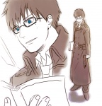 Rating: s Tags: Male, Glasses, Short Hair, Ao No Exorcist, Okumura Yukio, Reng