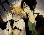 Rating: s Tags: Male, Short Hair, Cross-Over, Katekyo Hitman Reborn!, Vocaloid, Blonde Hair, Kagamine Len, Heterochromia, Rokudou Mukuro, Vongola Family