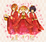 Rating: s Tags: Female, Fanart, Twin Tails, Kimono, Black Hair, Blonde Hair, Wink, Three Girls, Gender Bending, Open Mouth, Axis Powers: Hetalia, Haori, Pixiv, Traditional Clothes, Japanese Clothes, Trio, Smile, United Kingdom (Female), Japan (Female), Nyotalia, Fanart From Pixiv, United States (Female), Pixiv Id 3422438