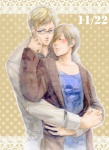 Rating: s Tags: Couple, Male, Glasses, Blonde Hair, Axis Powers: Hetalia, Sweden, Finland, Studio Deen, Nordic Countries, Holding Close